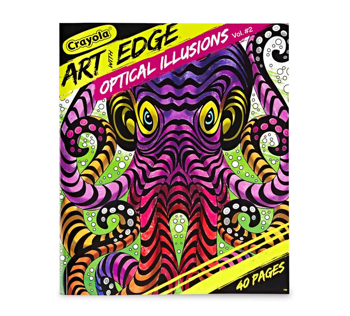 Art with Edge, Optical Illusions Coloring Pages, Volume 2 - US 9312