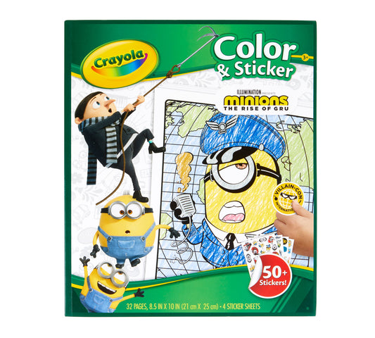 Minions 2 Color & Sticker Set - US 4686