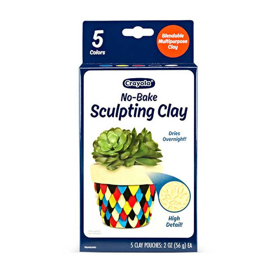 No-Bake Sculpting Clay, 5 Pack - US 5438